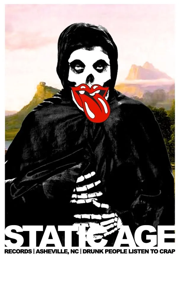 Static Age Records Asheville downtown North Lexington Avenue logo
