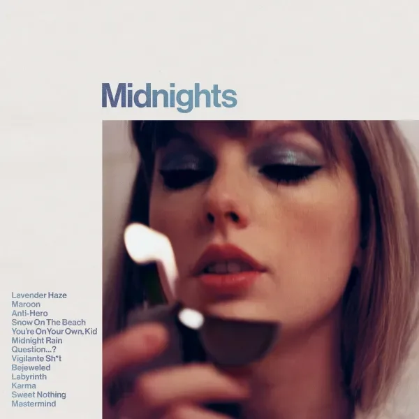 Midnights album cover by Taylor Swift