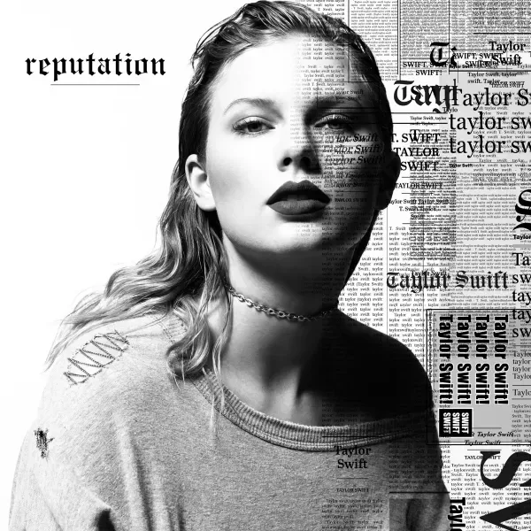 Reputation album cover by Taylor Swift
